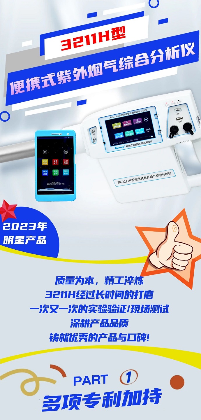 便携式紫外烟气综合分析仪